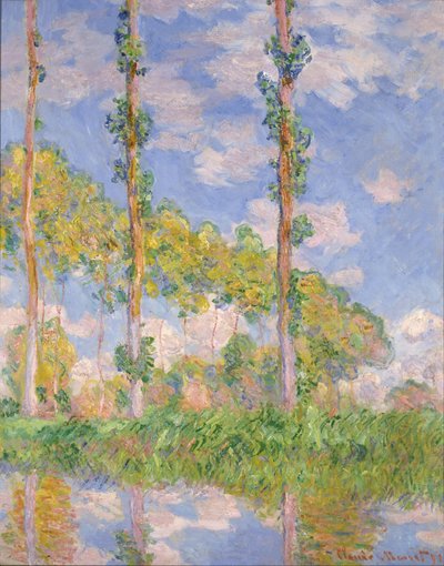 Pioppi al Sole da Claude Monet
